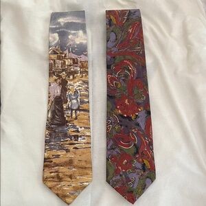 Elegant Artistic Patterned Men's Tie Set